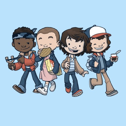 teewarehouse2's tweet photo. Strange Bffs T-Shirt by @dooomcat 
https://t.co/WueptBsBIj
#strangerthings #netflix #horror #nostalgia #eleven #cartoon #popculture https://t.co/CPav7KVD80