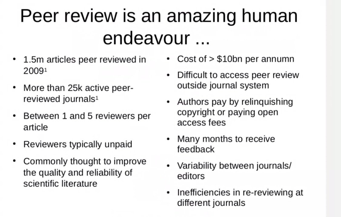 McDawg's tweet photo. Slide from @AcademicKarma #PrePrintPeerReview https://t.co/OrqIuD1H7X