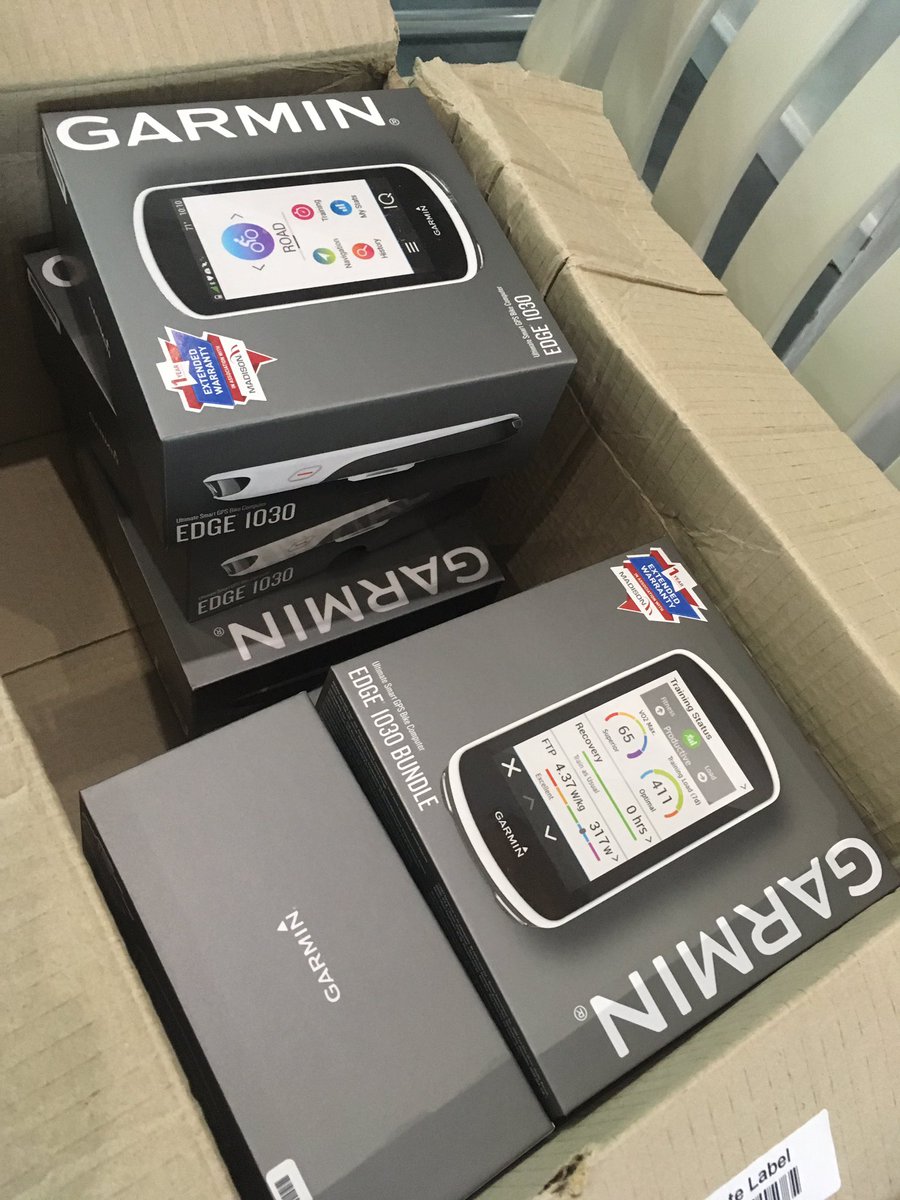 EXCLUSIVE One of the most exciting unboxing days here in recent times....
Come try out the demo model of the NEW <a href="/GarminUK/">Garmin</a> 1030 #garmin1030