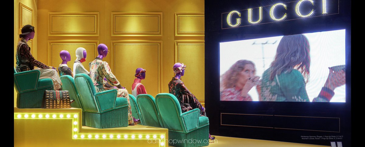 #WINDOWOFTHEDAY #WOTD #DAILYSHOPWINDOW #INSPIREYOURWINDOW <a href="/Printemps/">Printemps</a> <a href="/gucci/">gucci</a> September 2017 Paris