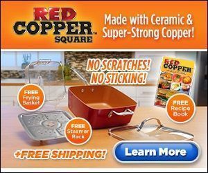 As Seen On TV 📺📺📺 on X: Red Copper Square Pan  Cathy Mitchell Square  Pan  #squarepan #redcopperpan #fryingpan   / X