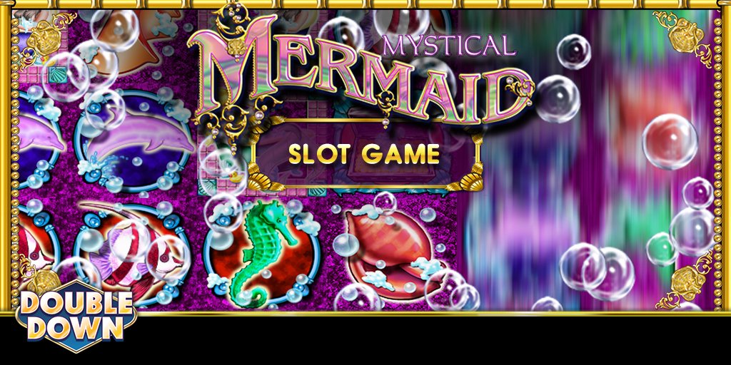 doubledwncasino's tweet image. Play for up to 4 giant jackpots on every spin!

Dive into Mystical Mermaid with 150,000 FREE chips: bit.ly/2xNzUp4
Code KBPPGT