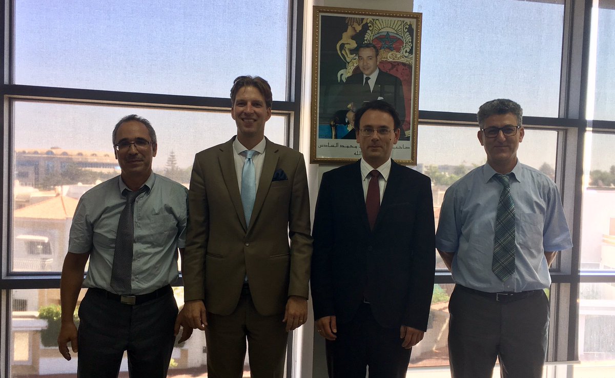 TromlerMiklos's tweet photo. Réunion de travail avec le Directeur de #IMANOR M. Abderrahim TAIBI #cooperation #normalisation #halal #certification #nah @DeMikka https://t.co/mDzfmwvXVu