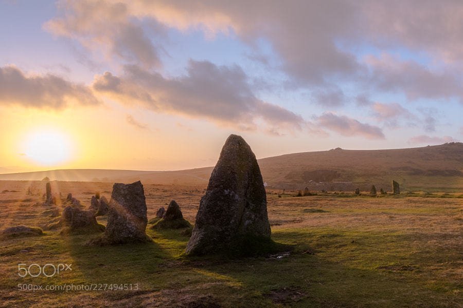 "Merrivale Stone Row Sunset". #BelieveInFilm #FilmPhotography #FilmsNotDead [ift.tt/2wkNShh]
