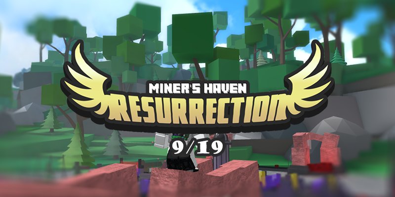 Andrew Bereza On Twitter Miner S Haven Resurrection Releases On The 19th Ft Live Multiplayer A Complete Visual Makeover Tons Of Items Don T Miss It Roblox Https T Co A1kjrn02yd - roblox games miners haven