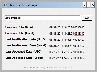 "On a related note, even most mainstream computer forensics software do not display timestamps beyond..." goo.gl/zFDhlJ #DFIR