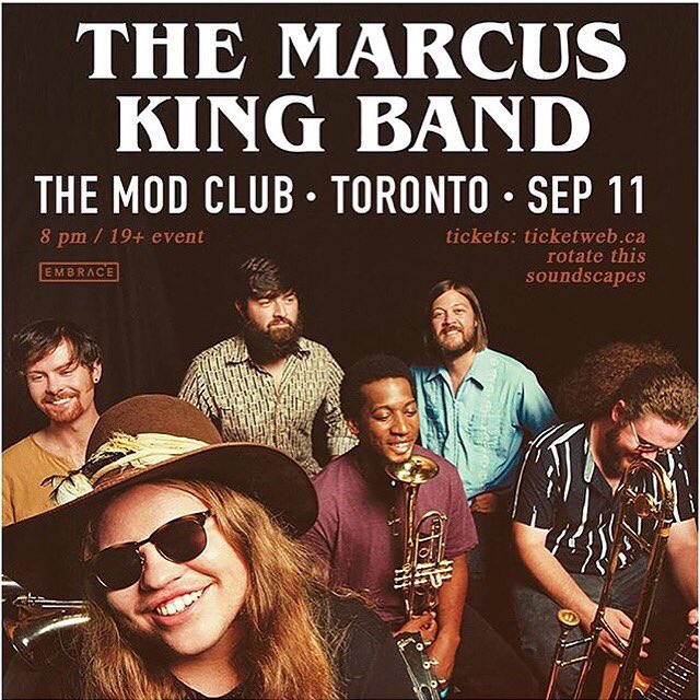 Excited for The @Marcuskingband TONIGHT! Doors 8pm