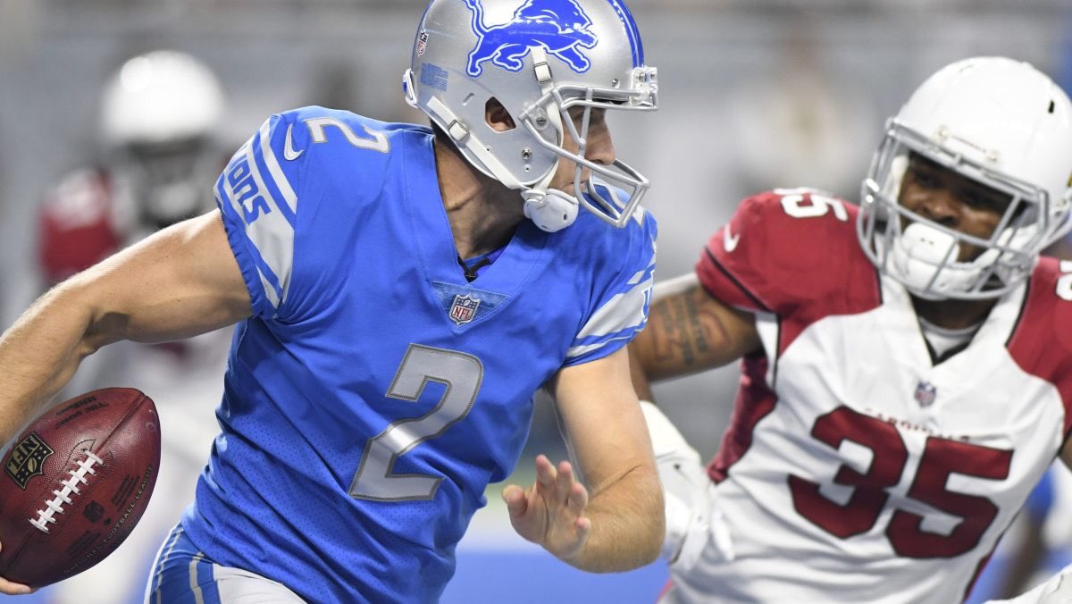 Lions P Kasey Redfern suffered a torn ACL, MCL and partial tear of his patellar tendon against the Cardinals.

NFL ACL count = 32