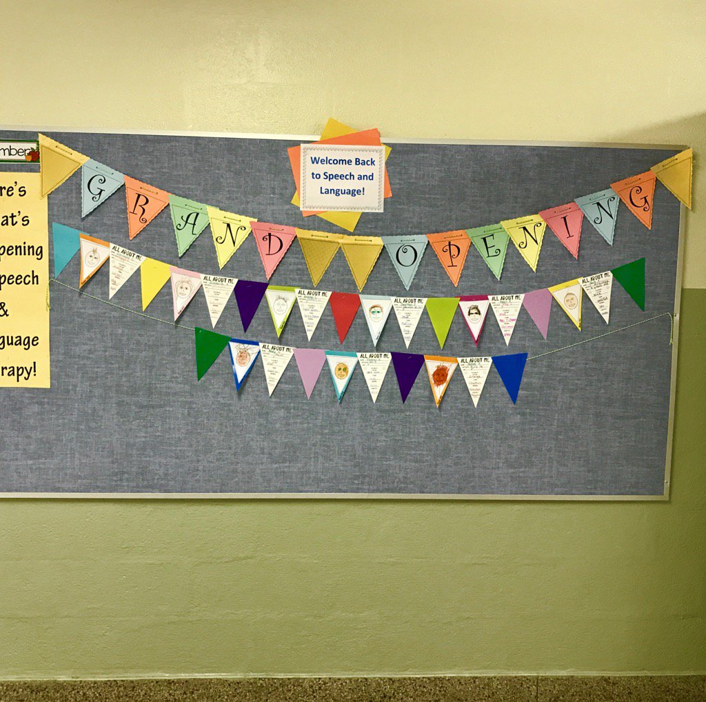 We've hit the ground running 🏃. Welcome back to speech and language 😊