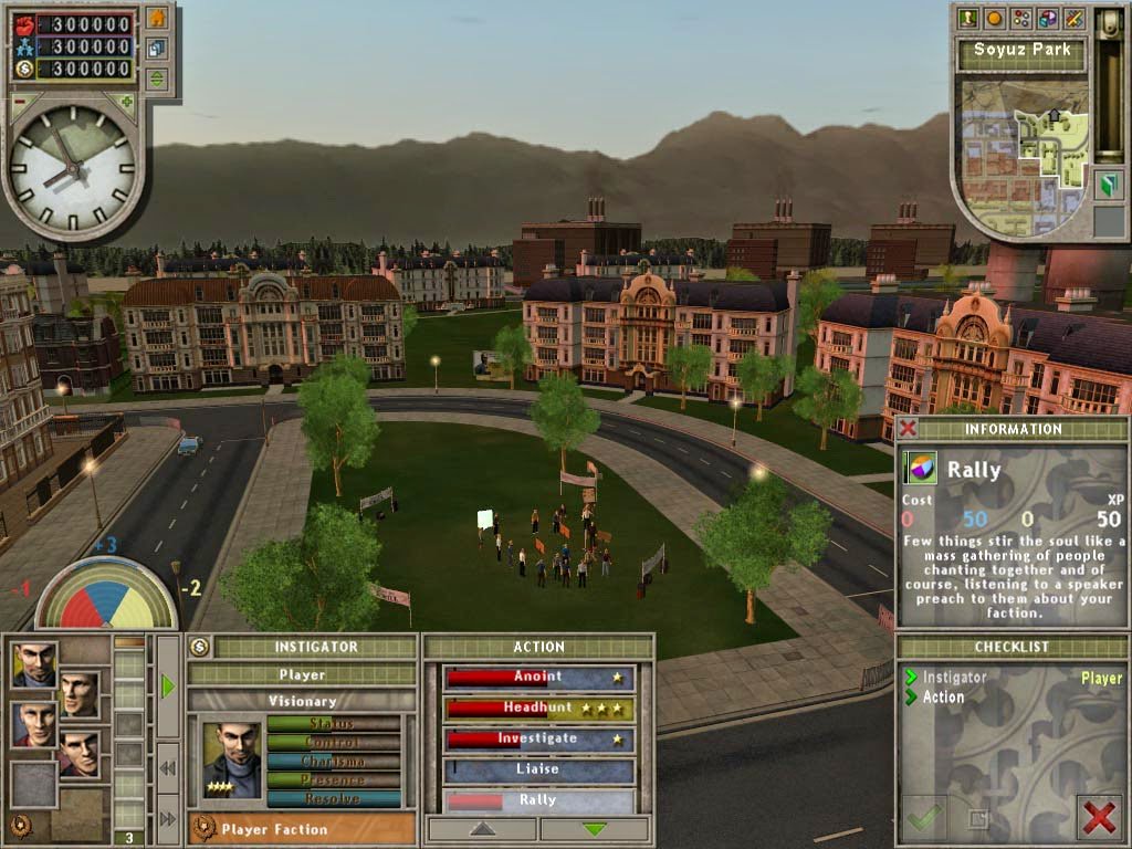 2004's Republic: The Revolution, an unusual politics simulator set