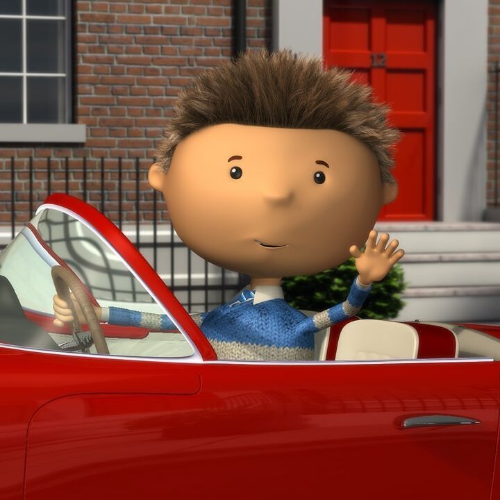 thejonasstuart's tweet photo. Mid shot of Carl out the front of his apartment block in London. He's about to head off on a road trip. Where do y… https://t.co/SrJA7tFDKC https://t.co/j4lFvEi123