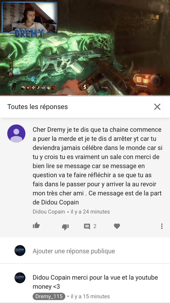 Dremy_115's tweet image. Les rageux ❤️