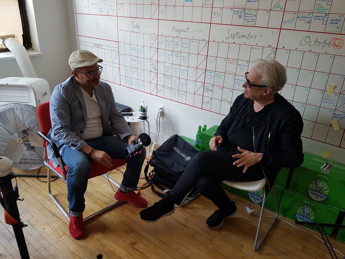 RaindanceTOR's tweet photo. Our @elliot_grove sits down for a #360 interview with Isaac Rayment @360talking to talk #VR #AR and 25 years of Raindance. https://t.co/DNvjm8xj3c