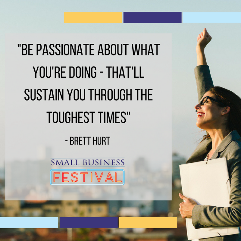 SmallBizFest's tweet photo. There will always be ups and downs in life but doing what you love will help you persevere through it all. @databrett #SBF2016 https://t.co/My5PZLoNel