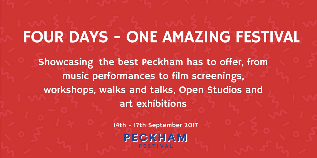 peckhamfestival's tweet photo. Don't miss out on a thing during the #PeckhamFestival! Download your copy of the full programme here: https://t.co/HUV3ZJf5aQ #SE15 #Peckham https://t.co/D3du3Xfwhr