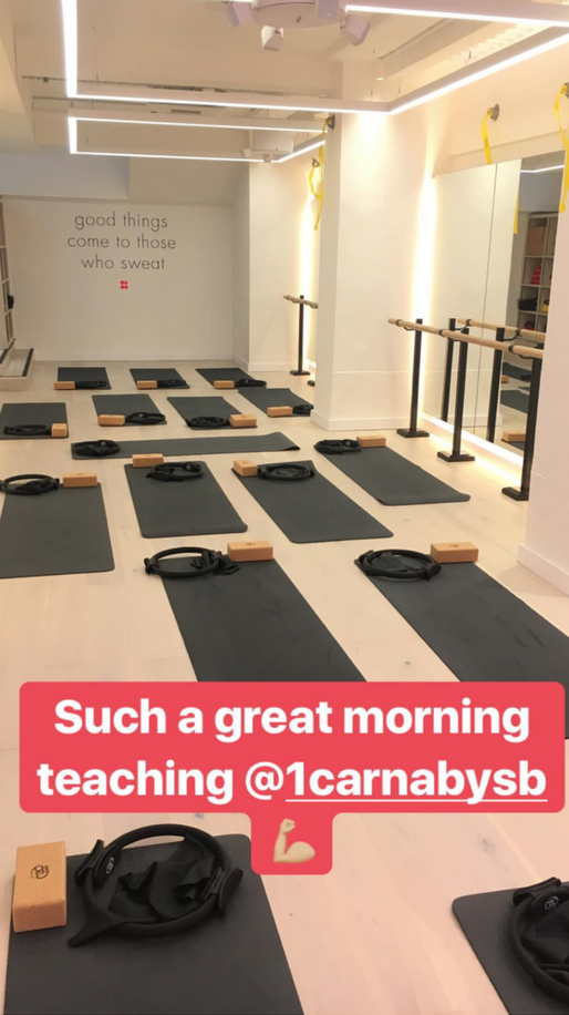 PilatesPT's tweet photo. And thats #modelmethodmondays Day 1 at @sweatybetty No.1. Carnaby done! WHAT a day in a beautiful studio with such inspiring women! https://t.co/u5wSMEoNjr