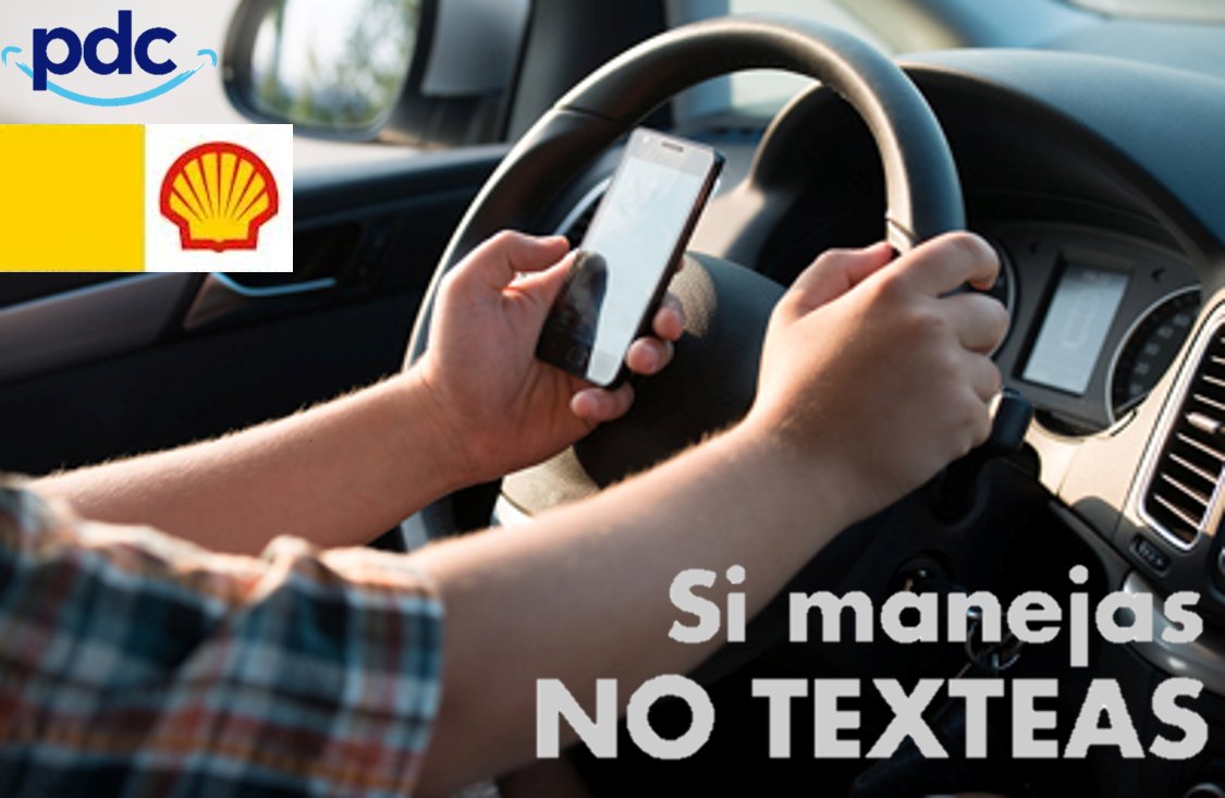 Shell_LubMX's tweet photo. Cuando vayas en tu coche, mantén toda la atención en tu camino. #ConsejoPDC #Shell #México https://t.co/Q1UzyJmQdN