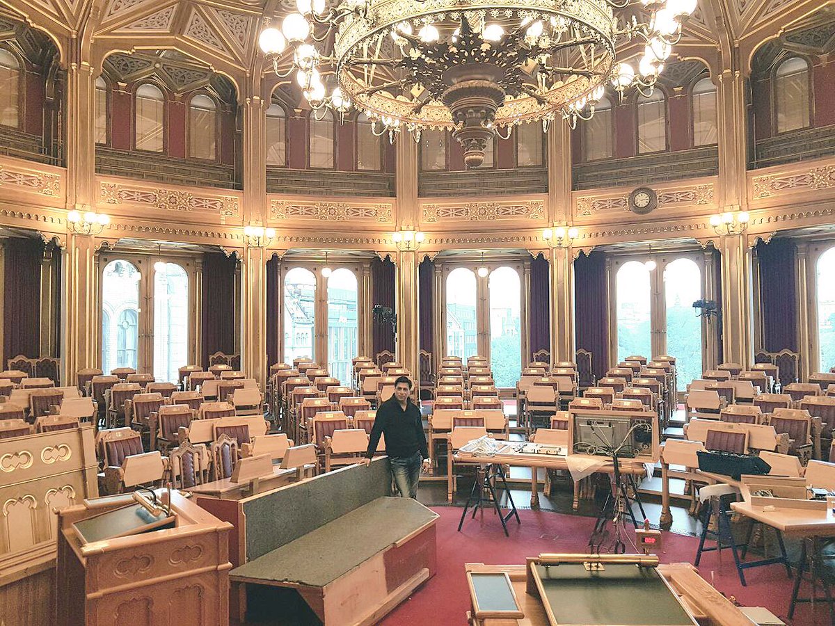 imbhandarkar's tweet image. Had the privilege to visit the parliament of #Norway #storting #Oslo
