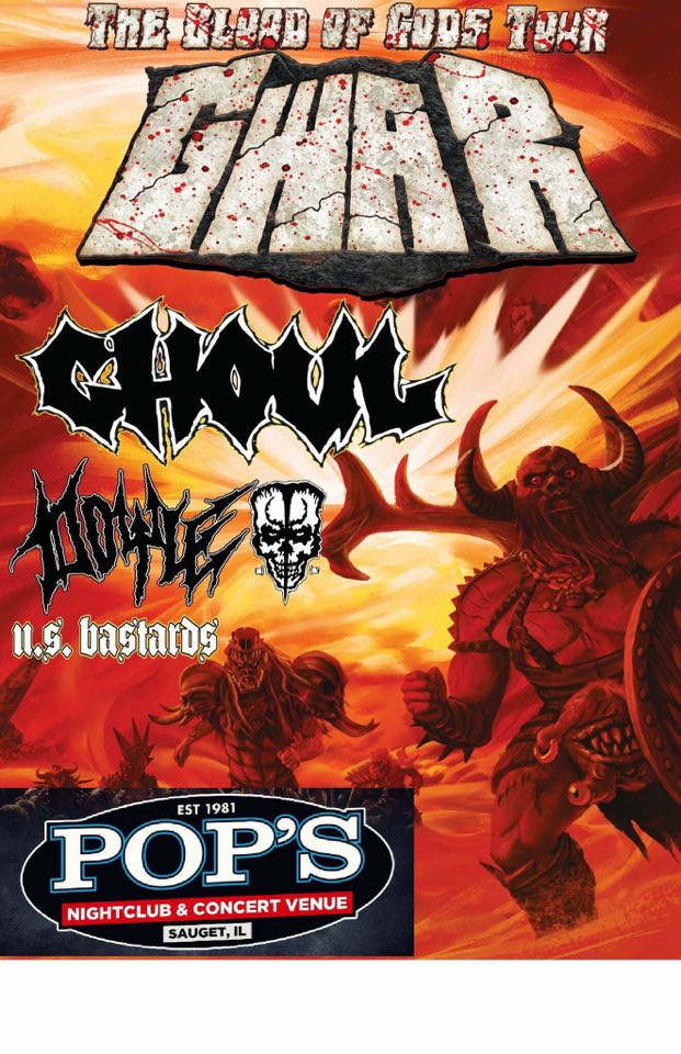 DeathByMetalSTL's tweet photo. @GWARofficial comint to @popsrocks with #ghoul @DoyleAbominator #usbastard https://t.co/kqytjzIXzM
