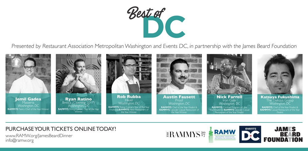 RAMWdc's tweet photo. We're bringing @RAMMYAwards to NY with @TheEventsDC! Donβt miss 6 #RAMMYS17 talents 9/18. Make your reservation: https://t.co/5NNqqWBo9Y! https://t.co/ugEJRa26m0