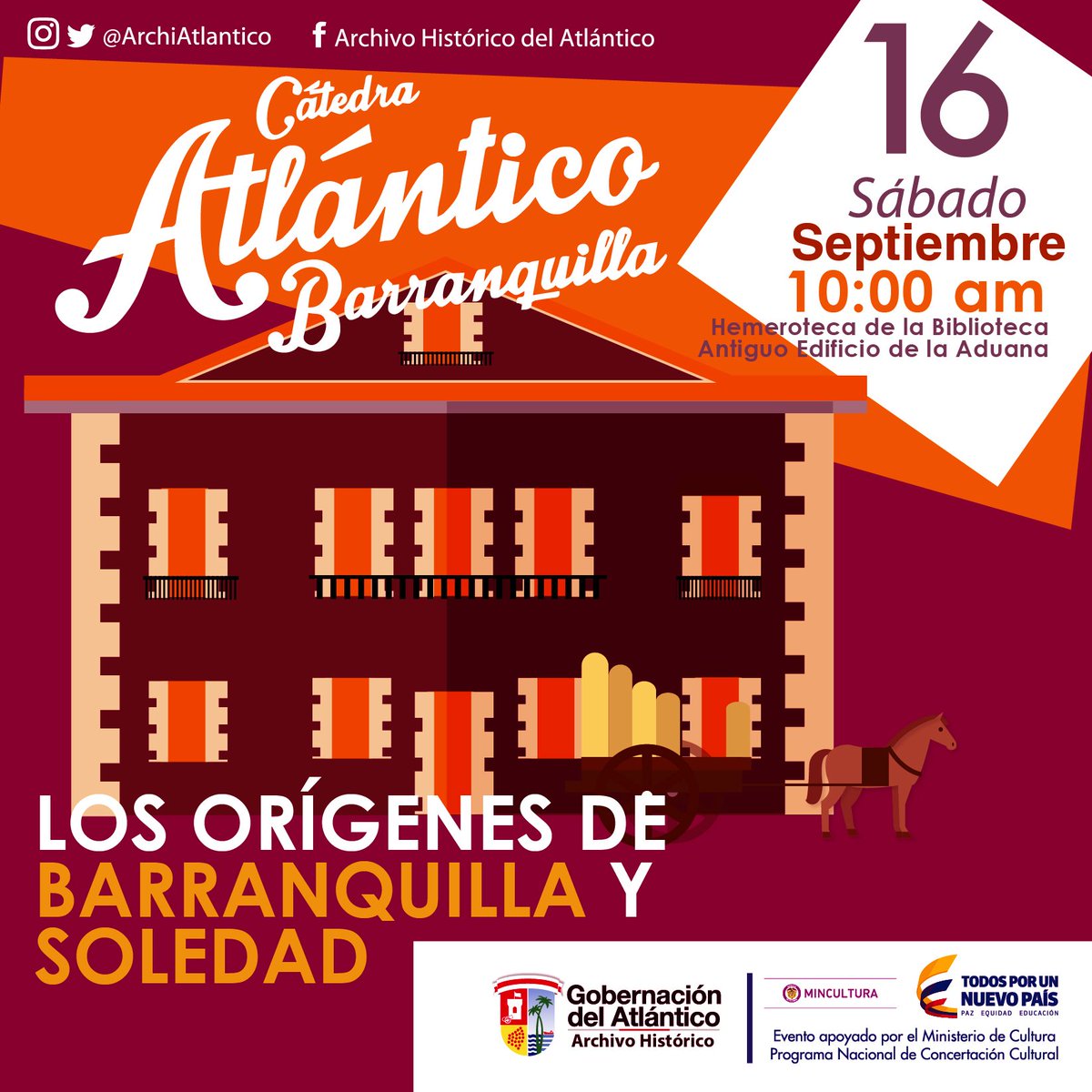 En la Cátedra Atlántico aprendemos mas de nuestro Departamento!