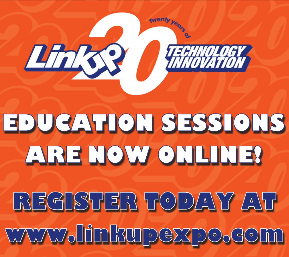 linkupexpo's tweet photo. Education sessions now online!  Register today https://t.co/40RWJdFfXB https://t.co/2j3fsTwFxb