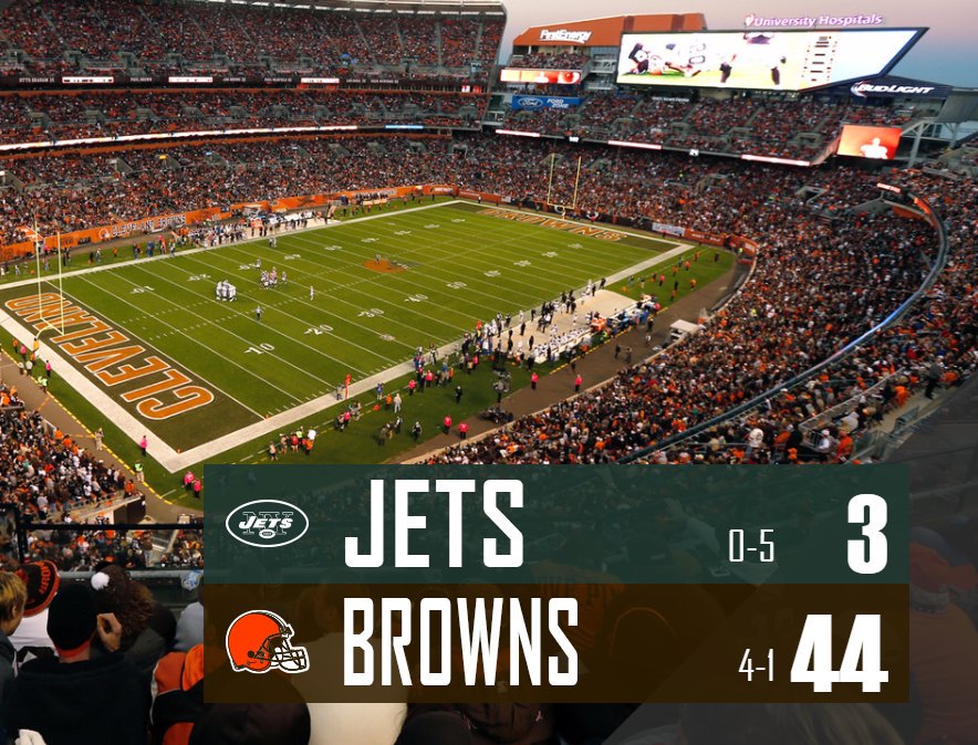 Maddenall_stars's tweet photo. The winless jets continue their woes as they lose another one to the browns as they drop to a depressing 0-5 @leaguecrawler @RecapWiz https://t.co/9R6YiPNkwv