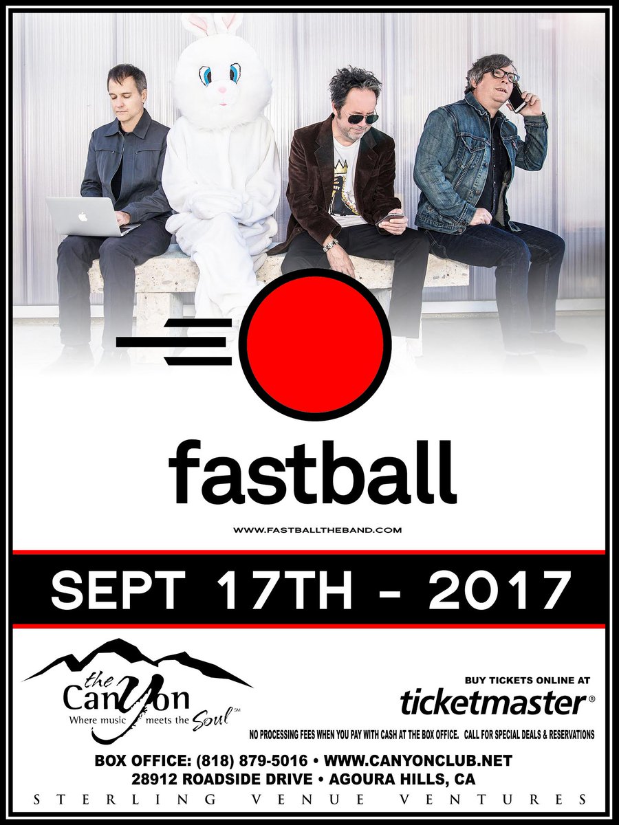 FASTBALLTHEBAND's tweet image. We’re hitting the west coast in a few days! Come see us play at the Canyon Club in Agoura Hills on Sept 17th #StepIntoLight