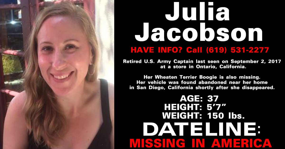 It's been nine days since Julia wast last seen. Have you, or someone you know, seen her? #Dateline nbcnews.com/feature/missin…