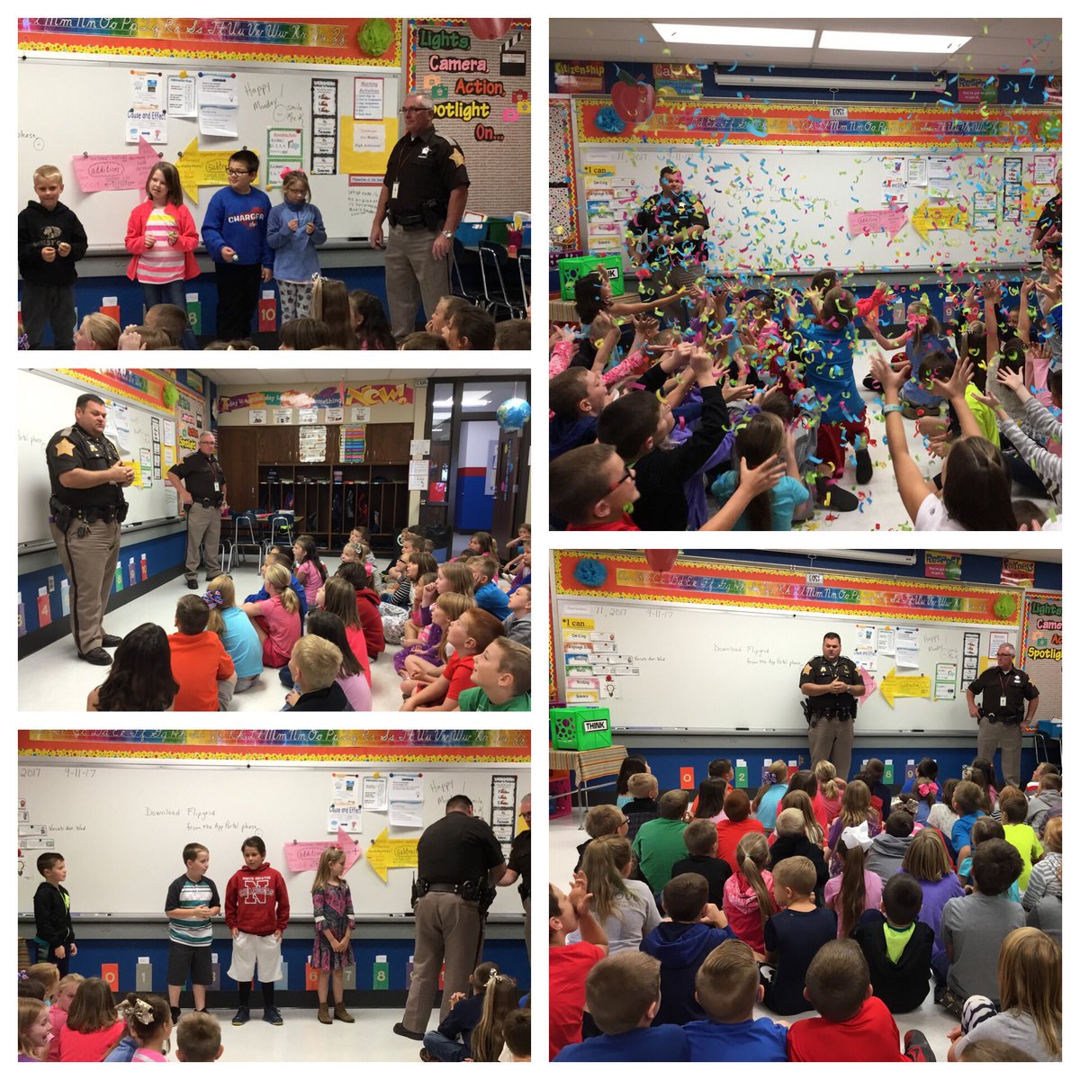 NDES 3rd grade students learn about Digital Citizenship with the BEST! <a href="/ndeschargers/">North Elementary</a>  #always learning  #❤️ourresourceofficers