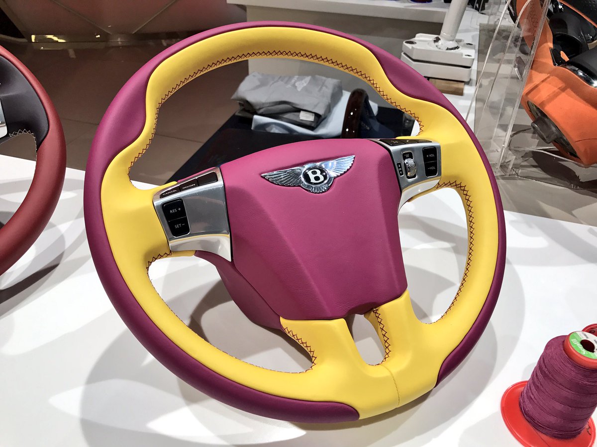 drewstearne's tweet photo. roadshow: RT CPAutoScribe: Bespoke madness going on at the bentley display. Yeesh. 

#IAA2017 #VWGroupIAA #Frankfu… https://t.co/LEKJSRYrgf