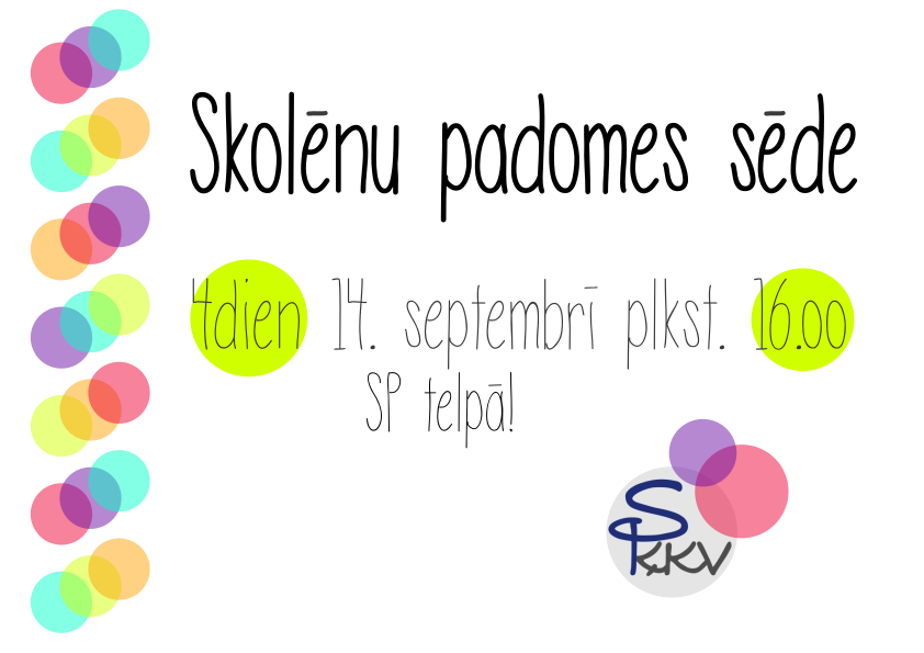 Ja arī Tu vēlies pievienoties Skolēnu padomes darbam, gaidīsim Tevi uz sēdi šo ceturtdien, plkst. 16.00, SP telpās! 🤓