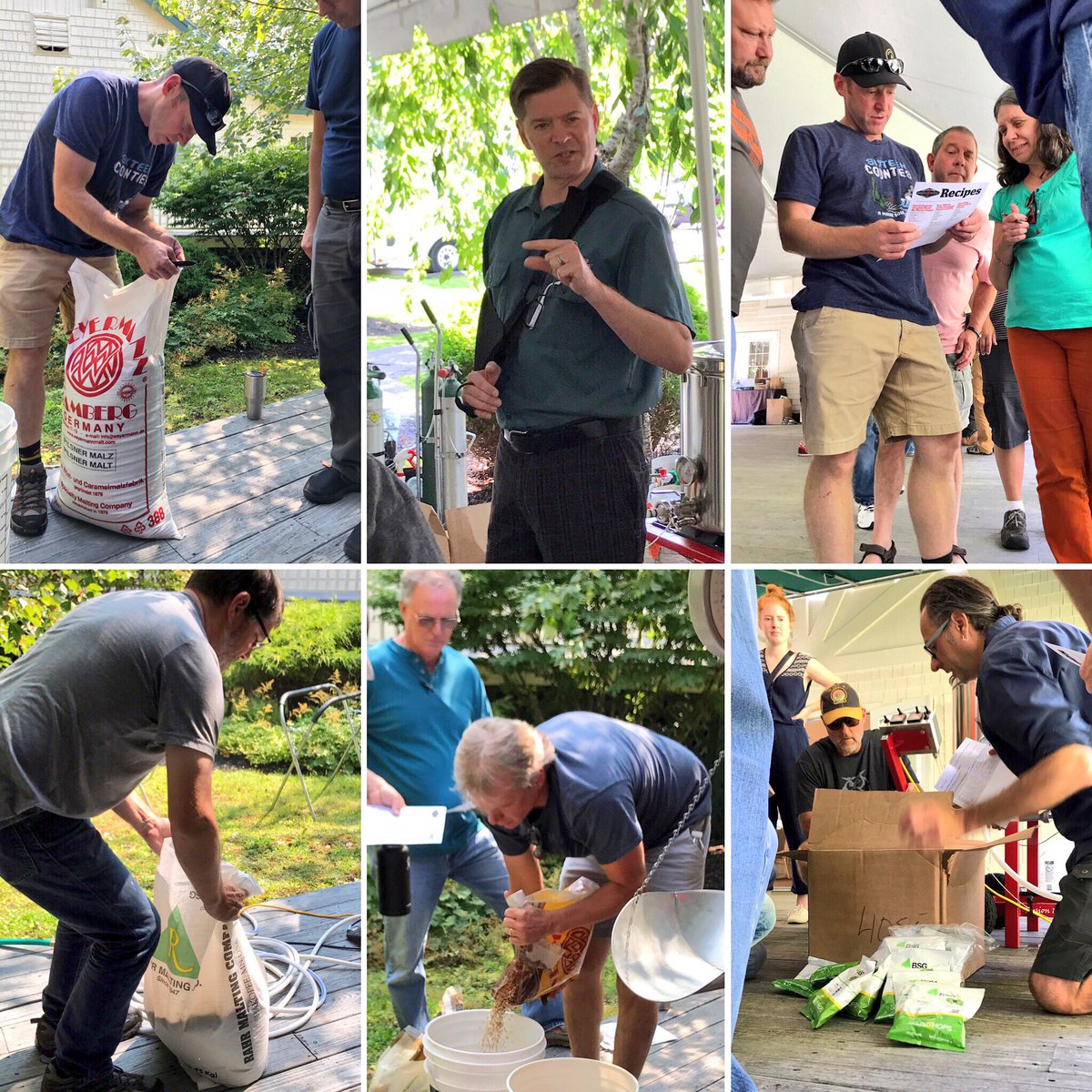 Day 1 Brew Sessions are on at Boothbay Harbor Brewers Retreat!  #brewersretreat #bsgcraft #boothbayharbor
