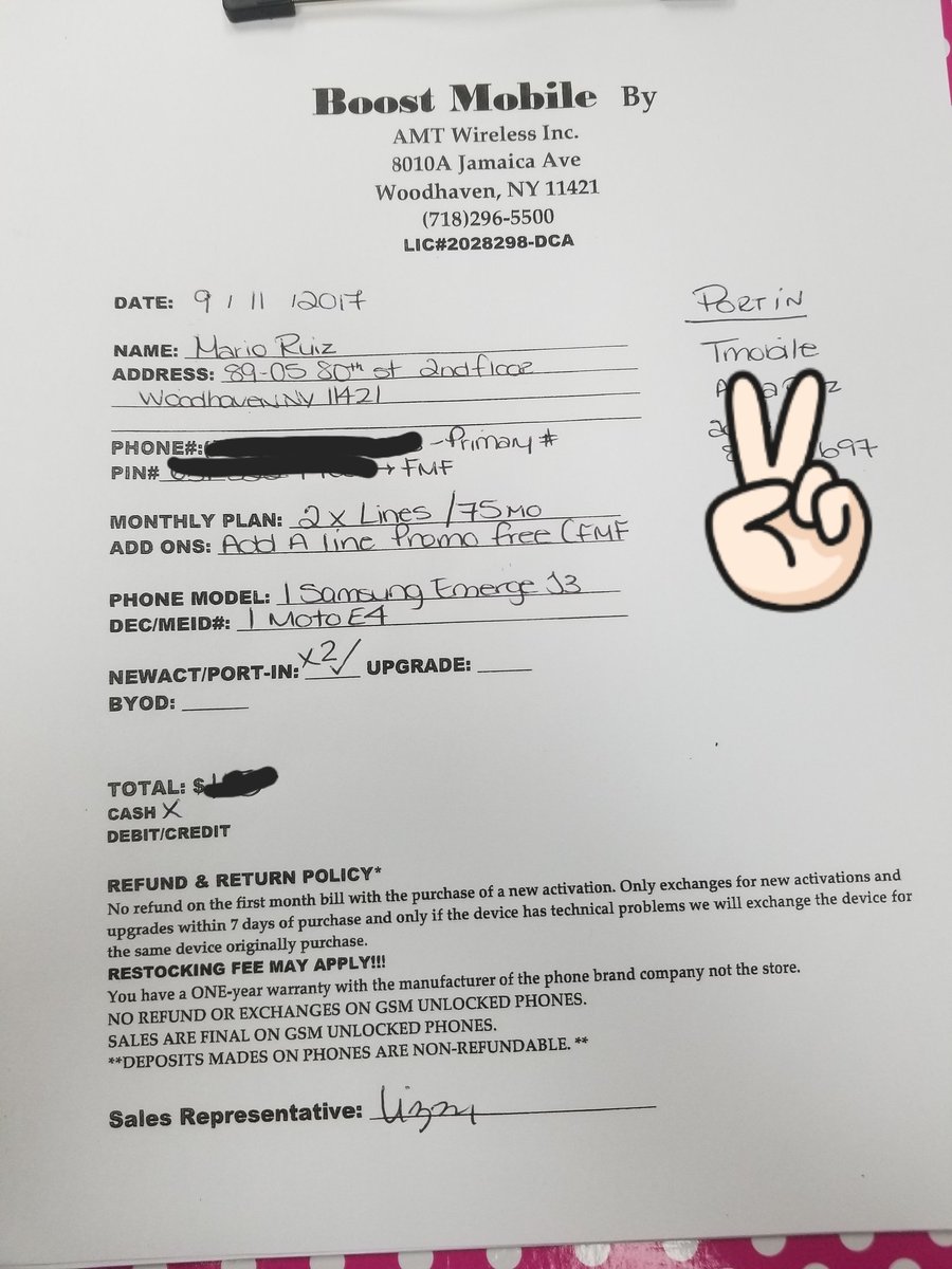 AmtWireless's tweet photo. Can't say no to a Great Deal. Switching tmobile customers to boostmobile.. #teamamt
#byebyetmobile #helloBoostmobile
@SpgBarias83 https://t.co/IDCsIyLkQ4