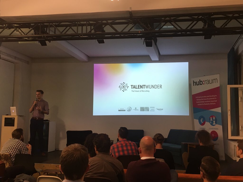 Pitch at HR Tech Berlin Meetup Berlin thanks <a href="/tproehm/">Tim Oliver Proehm</a> <a href="/frauott/">anna ott</a> <a href="/SoerenWinter/">Soeren Winter</a> for orga #hrtech #startup #pitch