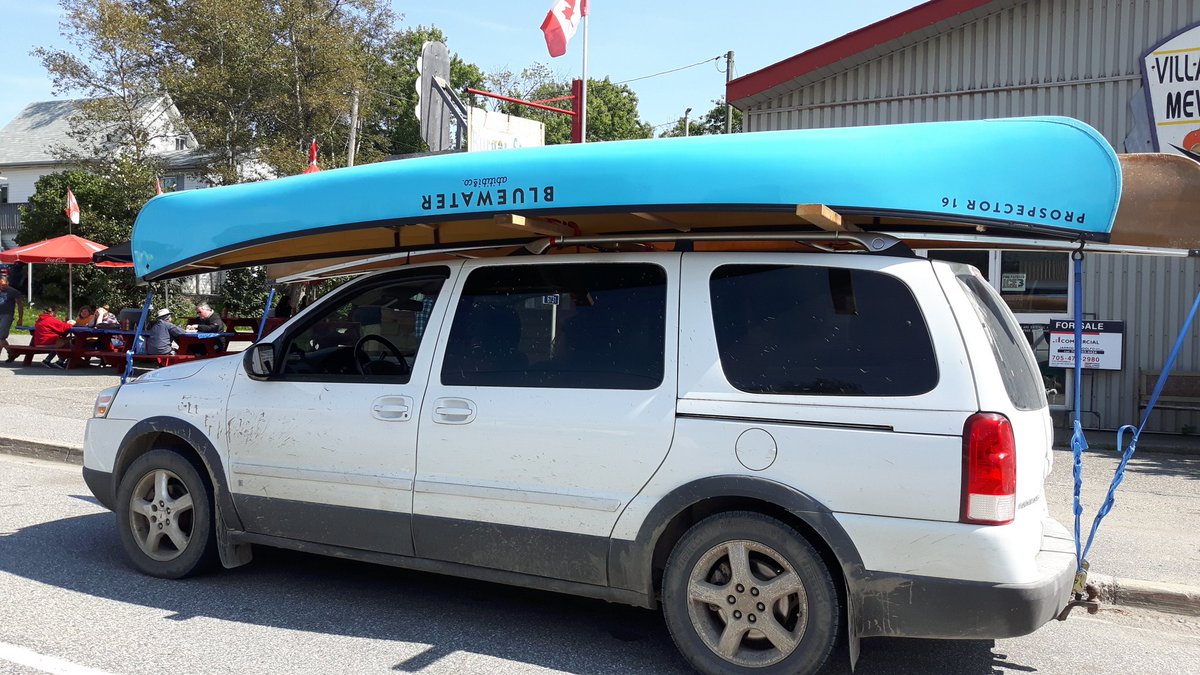 Got my new #canoe home. Thanks to  #Temagamioutfitters #abitibi&amp;co many #trips to be planned #paddling around #canada