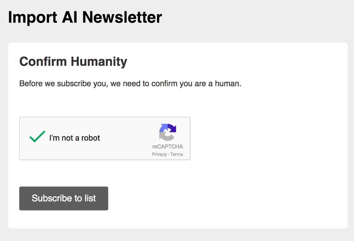 Peter Hinssen on Twitter: "The irony of subscribing to the best on AI (https://t.co/QFkdxmfQjN) is that you have to confirm that you're not a robot first :) https://t.co/njo51pkGz7" / Twitter