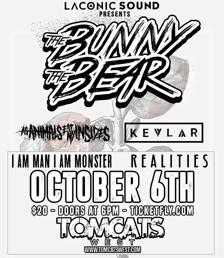 October 6th we have a STACKED show with <a href="/thebunnythebear/">The Bunny The Bear</a> and more! RSVP now: goo.gl/2TbwdW