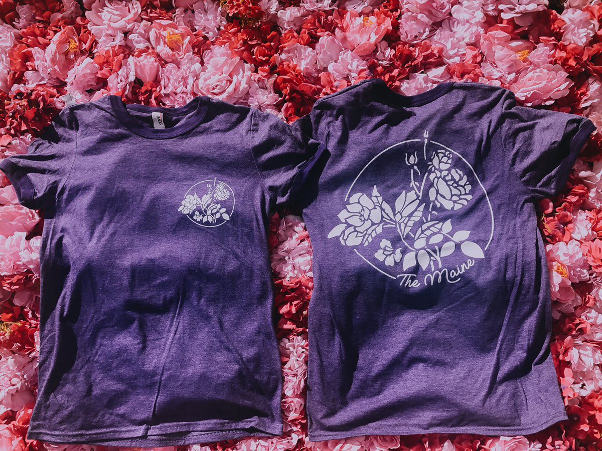 themaine's tweet photo. Some of our new merch for the U.K.  and Euro tour!!!!!! https://t.co/UWGuqcQPKb