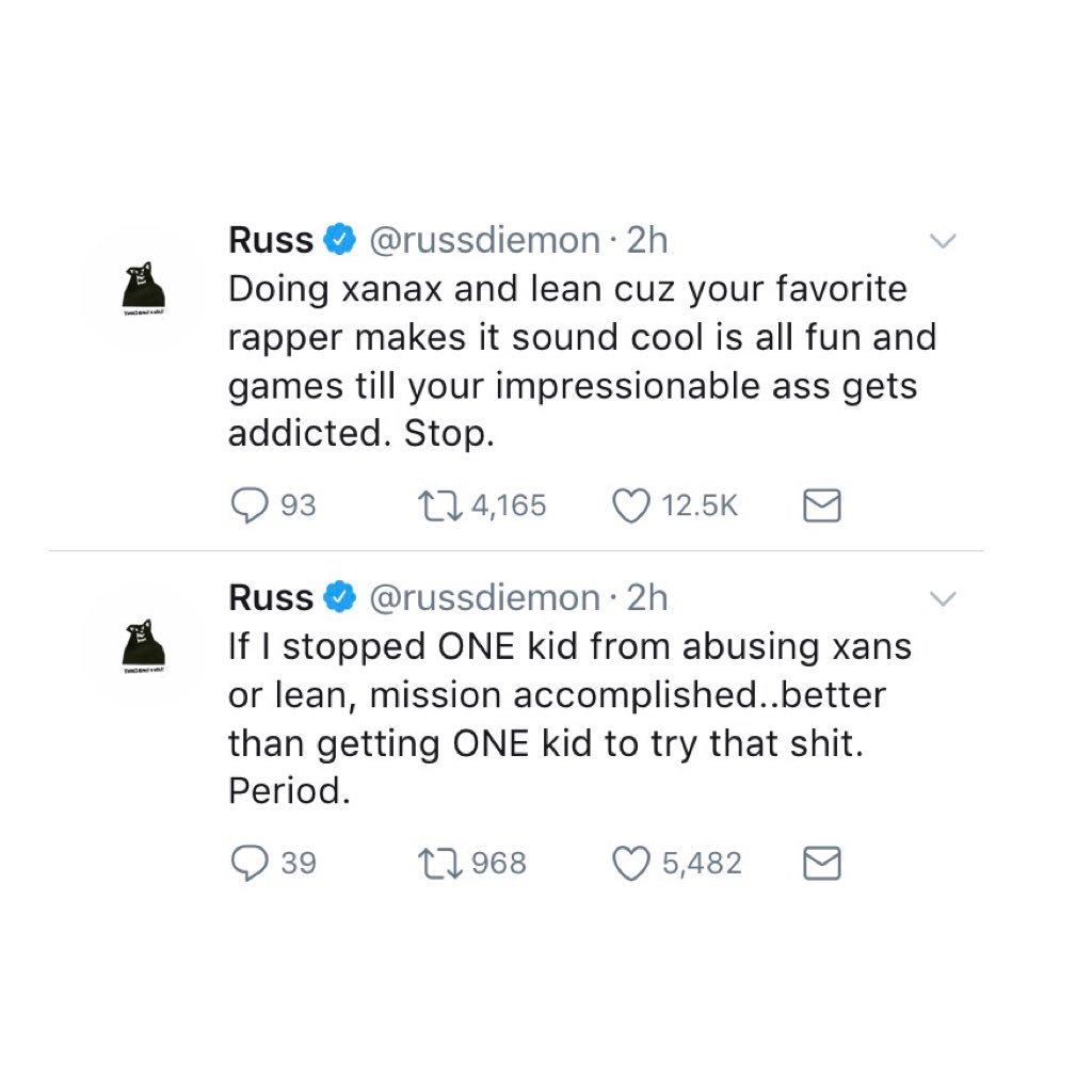 WORLDSTAR's tweet image. Do y'all agree with Russ? 👀🤔 @russdiemon