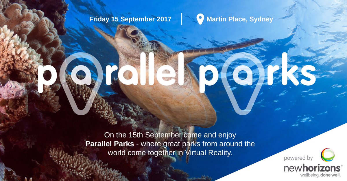 Sydneyism's tweet photo. Looking for something to do this Friday? Head to Martin Place for @ParallelParksAu free #VR experience through 4 Aussie national parks 😎 https://t.co/f9fv14TQAQ