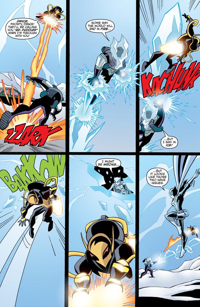 "You're full of cold air,Freeze!
I'm going to show you some REAL global warming.."