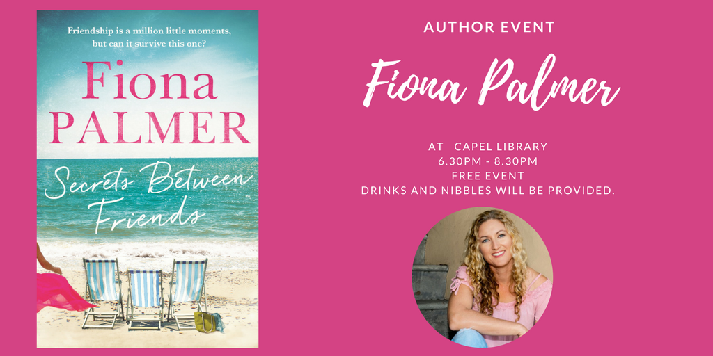HachetteAus's tweet photo. Join @fiona_palmer in conversation TONIGHT @ Capel Library 6.30pm !
INFO: https://t.co/xs7BxN7wsl
#SecretsBetweenFriends https://t.co/X1IGrQptck