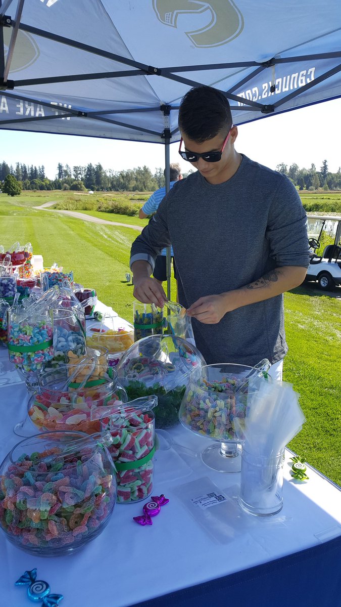 Canucksforkids's tweet photo. The many phases of @NG078  discovering the sweets table at #TheJake17:
No thanks.
Hmmmm. Whatcha got?
Okay, just one.
Or ten. https://t.co/Yty8KbtHpe