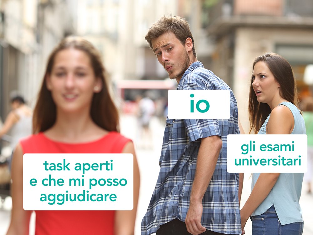 Sei uno studente che sta per iniziare il nuovo anno accademico? Ricordati di accedere a Taskhunters per svolgere i task aperti intorno a te!