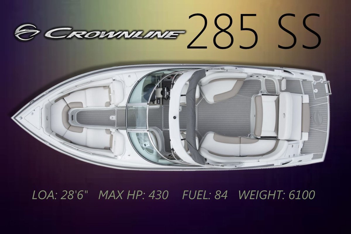 CrownlineBoat's tweet photo. Impressive on the water. This boat has it all! #Crownline #285SS #BoatGoals https://t.co/easoOhm4qc
