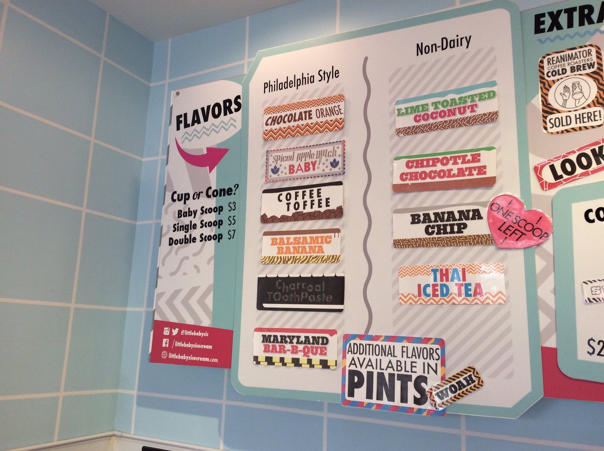 LittleBabysIC's tweet photo. Yay new flavors!
#cpe4903 #lbicmenupics https://t.co/xupKwe0LJA