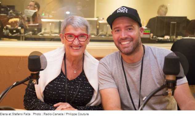 Elena et @Sfaita: la famille avant tout. Et on parle de sauce tomate! ici.radio-canada.ca/premiere/emiss…
