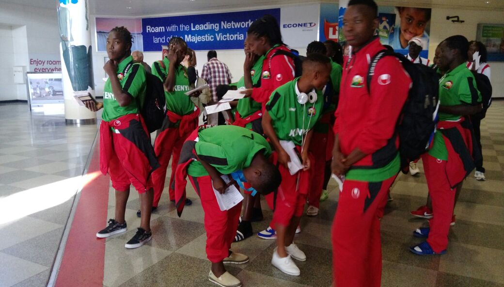 Football_Kenya's tweet photo. Landed safely, best of luck Starlets 
#SimamaNaStarlets
#COSAFA2017
#Bulawayo https://t.co/NvUbPpm2mh