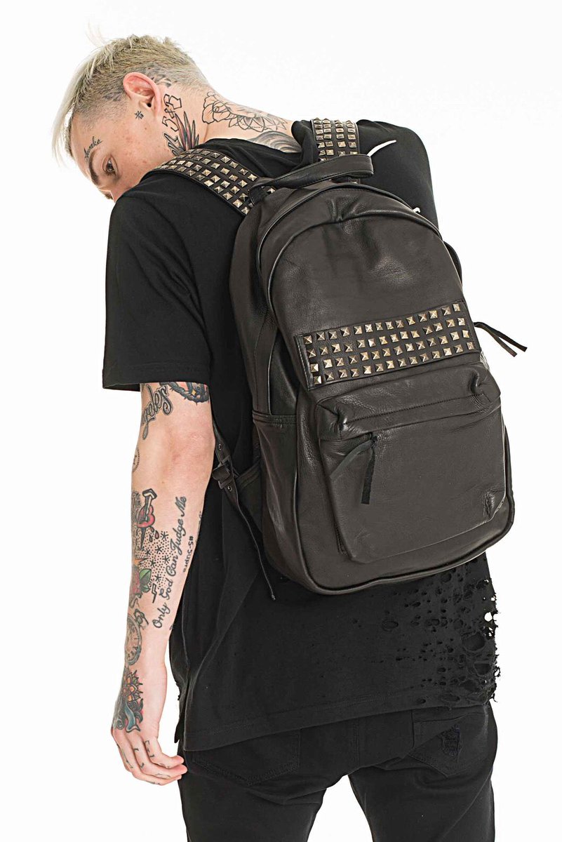 ldntipper's tweet image. Sons of Heroes Leather Studded Rugsack. #GenuineLeather ldntipper.co.uk/collections/ha…